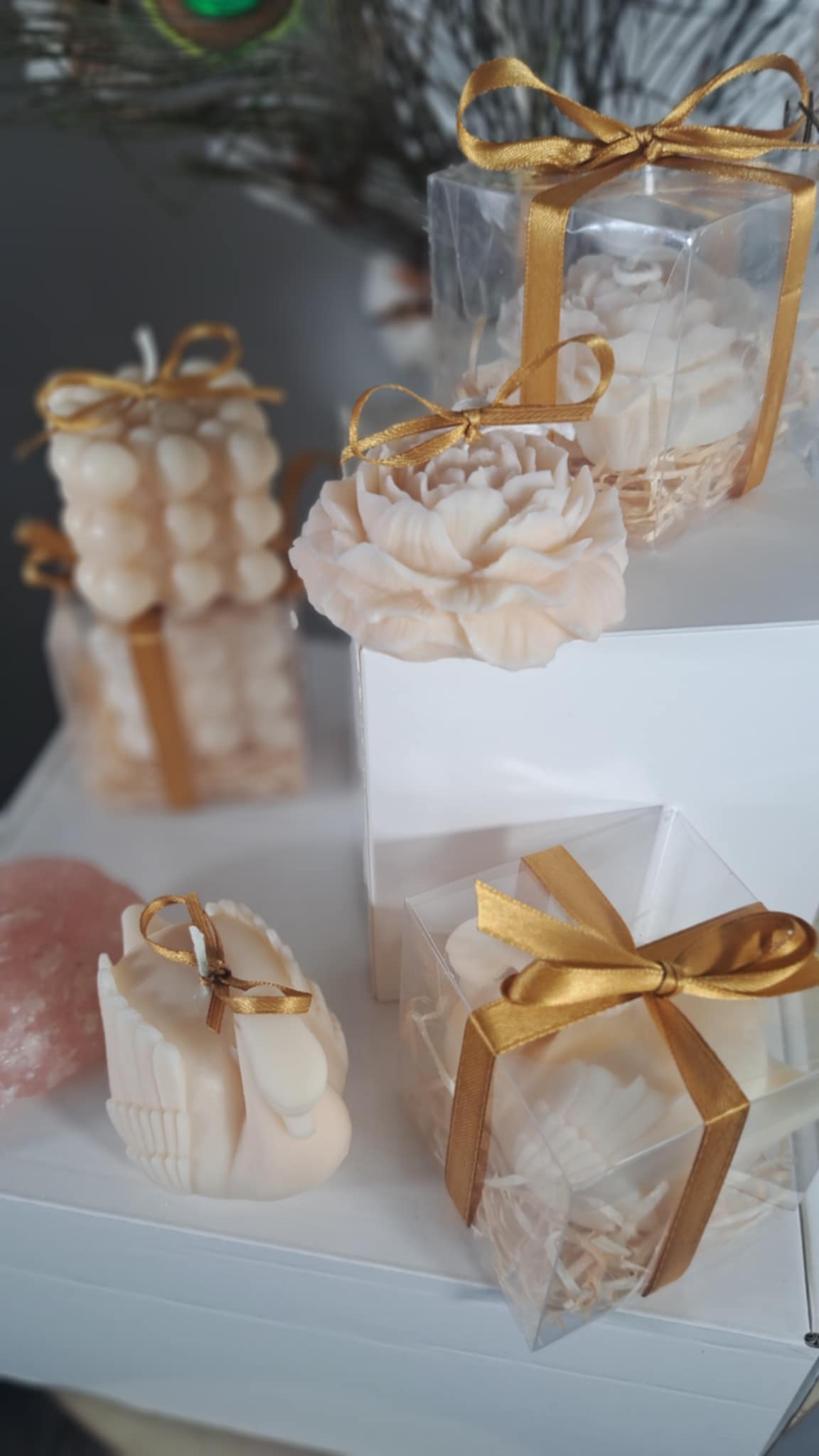 Bruiloft guest gift romantische zwaan