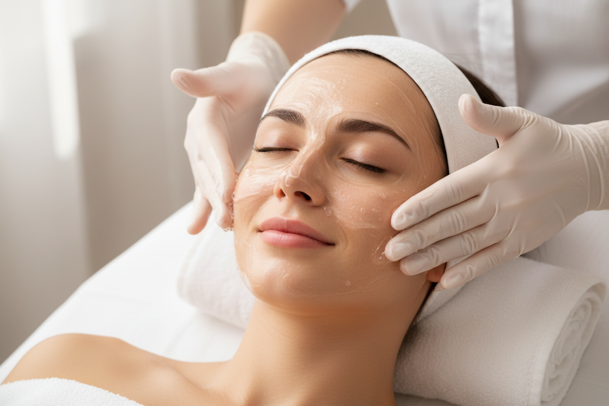 🪶60 minuten Carboxy therapie gezicht behandeling: Diepte reiniging, verwijderen onzuiverheden, carboxy gezuiverd koolstofdioxide behandeling, liftend V-tox masker, serum en dag verzorging.