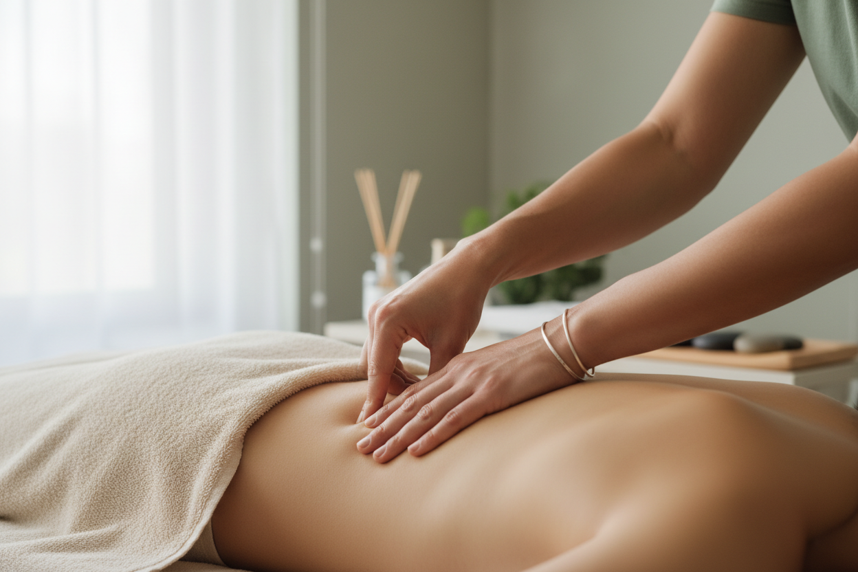 bindweefsel massage is een deeptissue massage om bijvoorbeeld cellulitis te verminderen