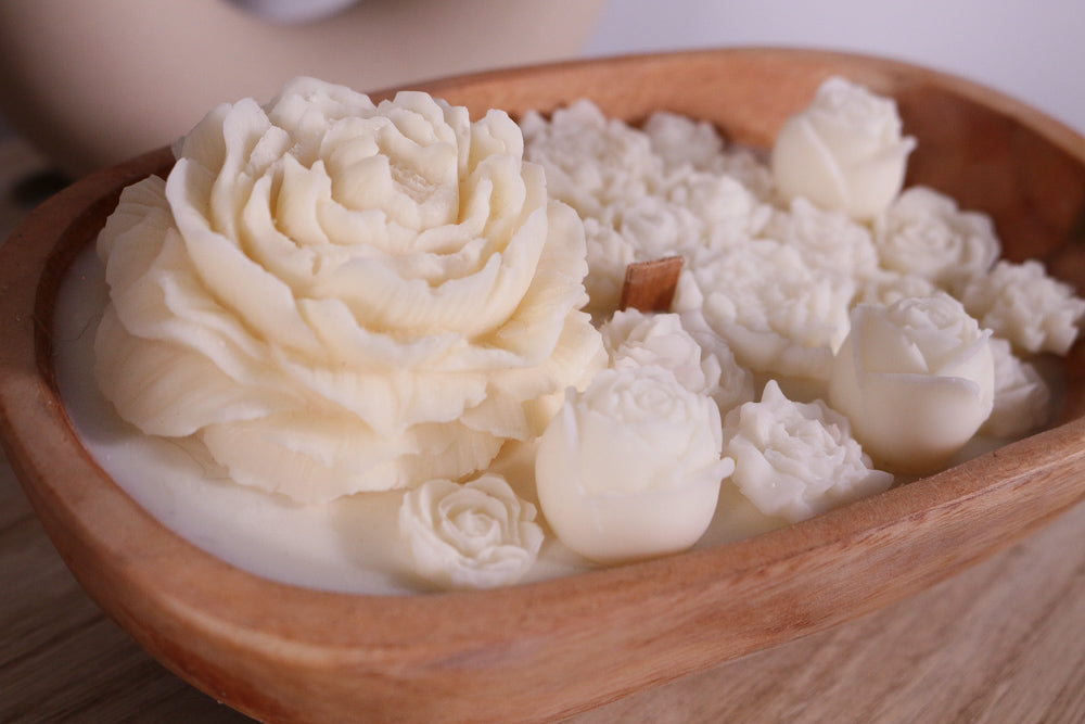 bloemen bol ovaal wit 6